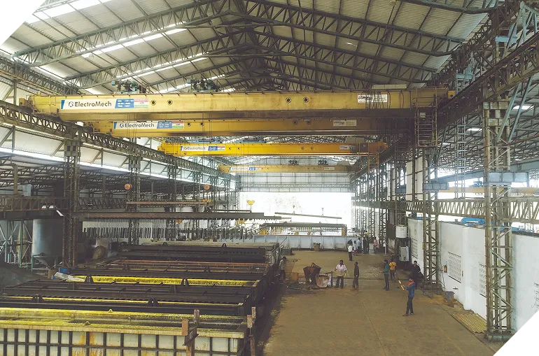 Precision Crane Solutions Developed for Corrosive galvanising Environments